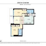 Executive Corner Residence | Park Point Downtown Calgary (RP447)